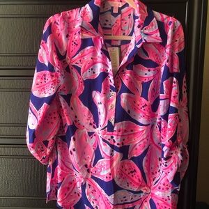 Lilly Pulitzer collared shirt